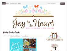 Tablet Screenshot of joytotheheart.org